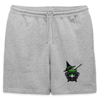 Chaudron de sorcière Chapeau de sorcière Sorcières Walpurgis Nuit - Short de survêtement homme premium - gris chiné - Devant - AI Model Male 178 light (178cm)