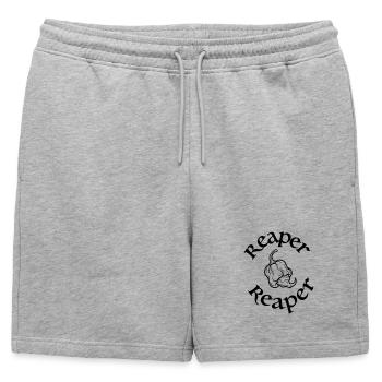 Faucheur de Caroline - Short de survêtement homme premium - gris chiné - Devant - AI Model Male 178 light (178cm)