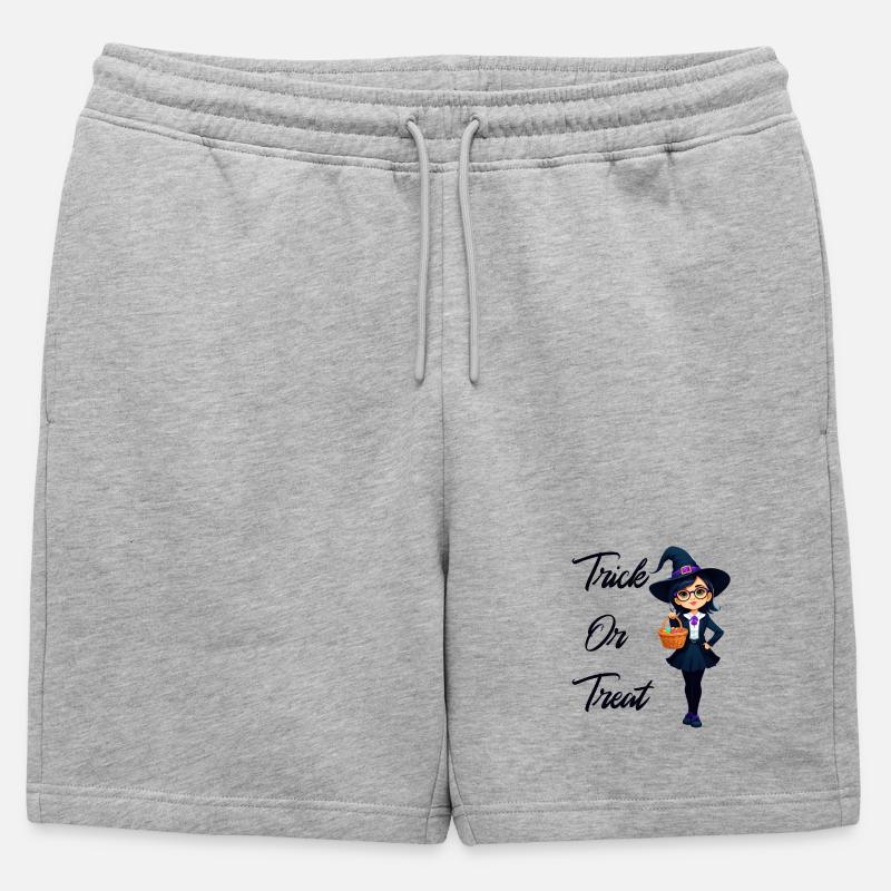 Süßes oder Saures - Männer Premium Organic Sweatshorts - Grau meliert