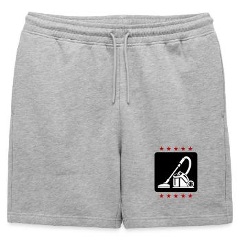 Nettoyage des aspirateurs - Short de survêtement homme premium - gris chiné - Devant - AI Model Male 178 light (178cm)