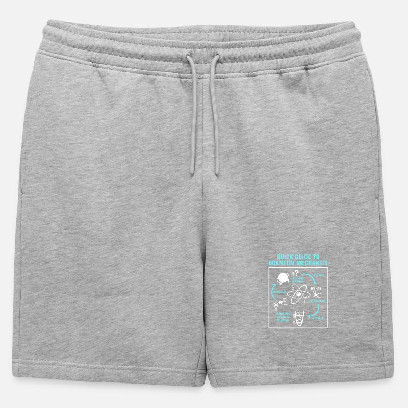 Quantum Physics Quantum Physics Quantum Leap - Mens' Premium Organic Sweatshorts - heather grey