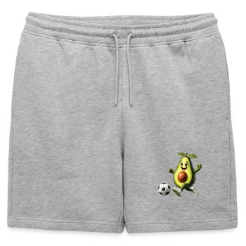 Football d’avocat - Short de survêtement homme premium - gris chiné - Devant - AI Model Male 178 light (178cm)