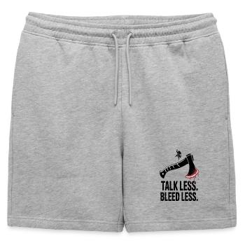 Légende viking viking marin Odin Raven Fighter - Short de survêtement homme premium - gris chiné - Devant - AI Model Male 178 light (178cm)