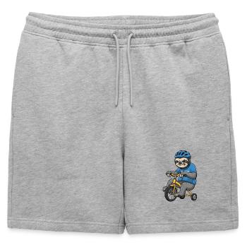 Vélo de route Vélo Vélo Sport Vélo VTT - Short de survêtement homme premium - gris chiné - Devant - AI Model Male 178 light (178cm)