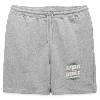 Nordperle Hambourg mer du Nord mer Baltique Deern allemand du Nord - Short de survêtement homme premium - gris chiné - Devant - AI Model Male 178 light (178cm)