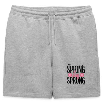 Le printemps est arrivé païen Printemps Équinoxe de mars - Short de survêtement homme premium - gris chiné - Devant - AI Model Male 178 light (178cm)