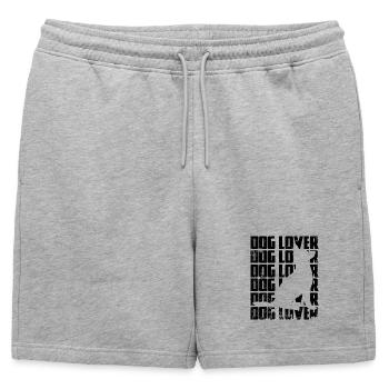 Snowboarders - Short de survêtement homme premium - gris chiné - Devant - AI Model Male 178 light (178cm)