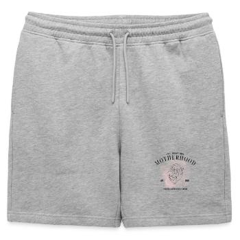 Maternité EST 2026 – Tu fais du bon travail Maman - Short de survêtement homme premium - gris chiné - Devant - AI Model Male 178 light (178cm)