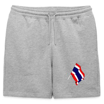 Drapeau de la Thaïlande - Short de survêtement homme premium - gris chiné - Devant - AI Model Male 178 light (178cm)