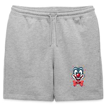 Déguisement de clown de carnaval Carnaval Carnaval - Short de survêtement homme premium - gris chiné - Devant - AI Model Male 178 light (178cm)