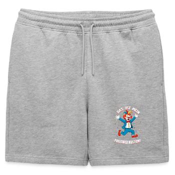 Carnival Costume Politician Carnival Carnival - Mens' Premium Organic Sweatshorts - heather grey - Front - AI Model Male 178 light (178cm)