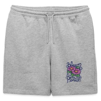 Fleurir là où tu es Plantez Tournesols - Short de survêtement homme premium - gris chiné - Devant - AI Model Male 178 light (178cm)