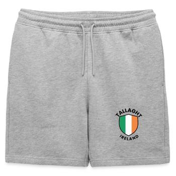 Bouclier irlandais de Tallaght - Short de survêtement homme premium - gris chiné - Devant - AI Model Male 178 light (178cm)