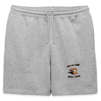 Hors du temps, toujours cool - Short de survêtement homme premium - gris chiné - Devant - AI Model Male 178 light (178cm)