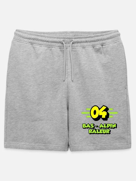 Grumbling Alpine Bottom - Mens' Premium Organic Sweatshorts - heather grey