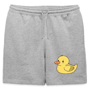 Canard - Short de survêtement homme premium - gris chiné - Devant - AI Model Male 178 light (178cm)