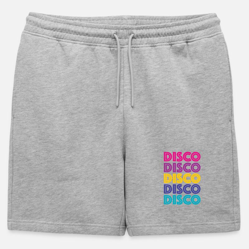 Disco Disco Disco - Mens' Premium Organic Sweatshorts - heather grey