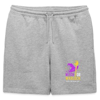 Révélation du sexe d’Halloween - Short de survêtement homme premium - gris chiné - Devant - AI Model Male 178 light (178cm)