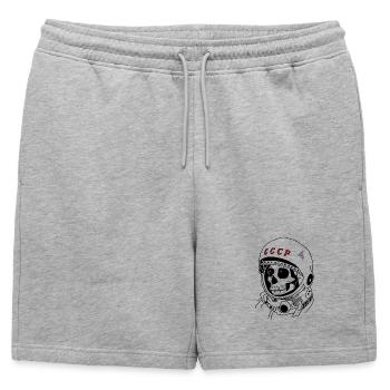 Ancien astronaute russe - Short de survêtement homme premium - gris chiné - Devant - AI Model Male 178 light (178cm)