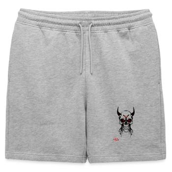 T-shirt de créateur COOL PAUKNER GRNA ORIGINAL - Short de survêtement homme premium - gris chiné - Devant - AI Model Male 178 light (178cm)