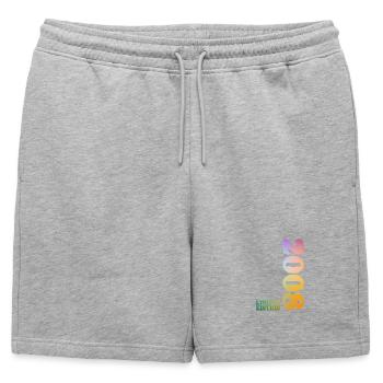 18e anniversaire Édition Limitée Cadeau Dix-Huit - Short de survêtement homme premium - gris chiné - Devant - AI Model Male 178 light (178cm)