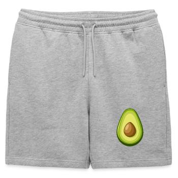 avocat - Short de survêtement homme premium - gris chiné - Devant - AI Model Male 178 light (178cm)