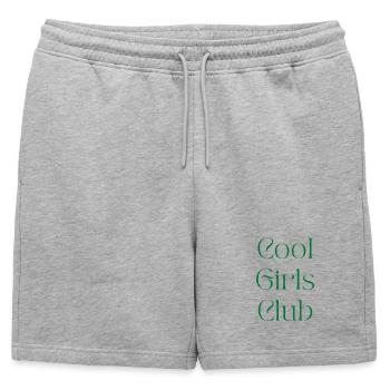 Club de filles cool. Club de filles cool. - Short de survêtement homme premium - gris chiné - Devant - AI Model Male 178 light (178cm)
