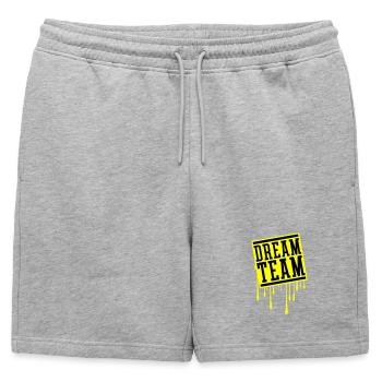 Équipe de rêve - Short de survêtement homme premium - gris chiné - Devant - AI Model Male 178 light (178cm)