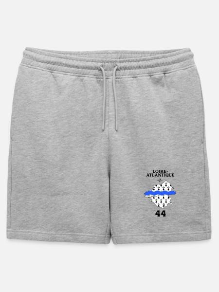 Loire Atlantique 44 - Mens' Premium Organic Sweatshorts - heather grey