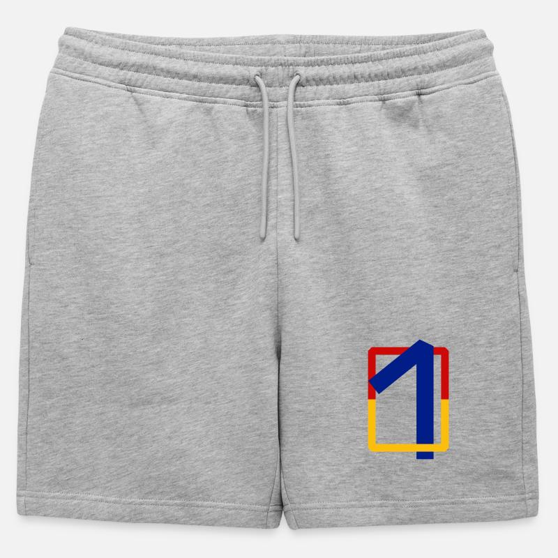 Ten angular - Mens' Premium Organic Sweatshorts - heather grey