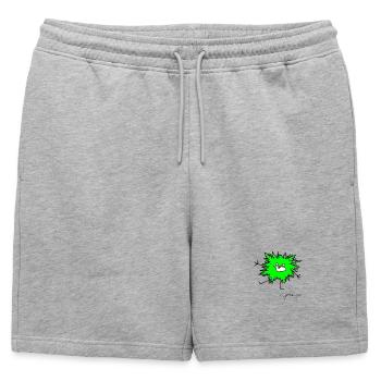 L'animal moelleux panique © Chyropterum Innoxius - Short de survêtement homme premium - gris chiné - Devant - AI Model Male 178 light (178cm)