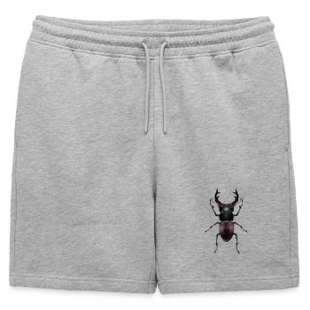magnifique cerf-volant dessiné à la main - Short de survêtement homme premium - gris chiné - Devant - AI Model Male 178 light (178cm)