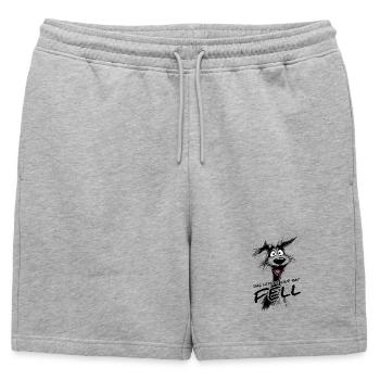 Le dernier enfant a de la fourrure – Chemise pour chien drôle ! - Short de survêtement homme premium - gris chiné - Devant - AI Model Male 178 light (178cm)