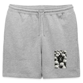 Portrait du troupeau de minuit - Short de survêtement homme premium - gris chiné - Devant - AI Model Male 178 light (178cm)