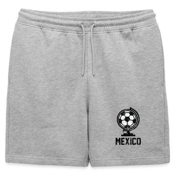 Football au Mexique - Short de survêtement homme premium - gris chiné - Devant - AI Model Male 178 light (178cm)