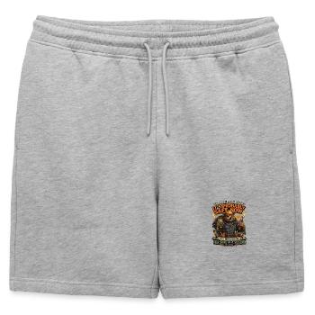 J’ai vérifié une seconde fois que c’était probablement sûr - Short de survêtement homme premium - gris chiné - Devant - AI Model Male 178 light (178cm)