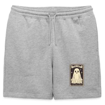Carte de Tarot - Short de survêtement homme premium - gris chiné - Devant - AI Model Male 178 light (178cm)