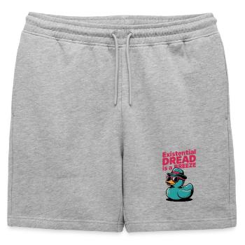 Kaczor z kapeluszem  - Short de survêtement homme premium - gris chiné - Devant - AI Model Male 178 light (178cm)
