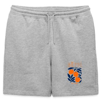 Parrain Le Parrain 2025 - Short de survêtement homme premium - gris chiné - Devant - AI Model Male 178 light (178cm)