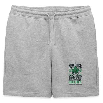 Vélo de gravier Leaf Vélo de route Design - Short de survêtement homme premium - gris chiné - Devant - AI Model Male 178 light (178cm)