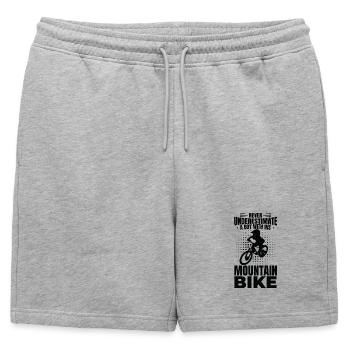 Garçon VTT - Short de survêtement homme premium - gris chiné - Devant - AI Model Male 178 light (178cm)