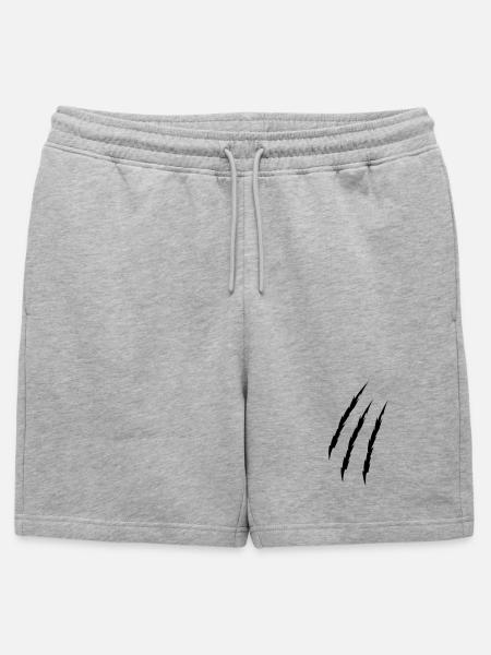 griffe - Short de survêtement homme premium - gris chiné