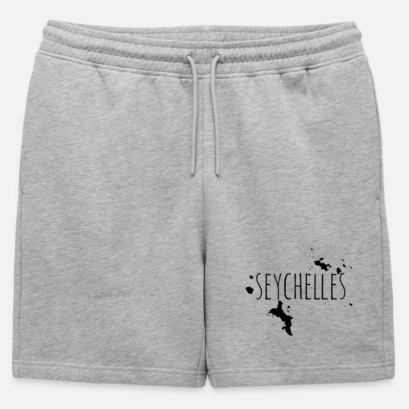 Seychelles - Männer Premium Organic Sweatshorts - Grau meliert