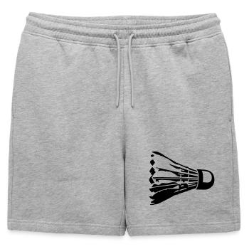 badminton - Short de survêtement homme premium - gris chiné - Devant - AI Model Male 178 light (178cm)