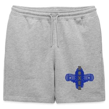Moteur de motard motard moto motard - Short de survêtement homme premium - gris chiné - Devant - AI Model Male 178 light (178cm)