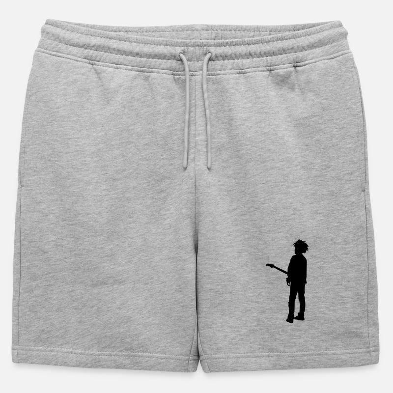 robert - Männer Premium Organic Sweatshorts - Grau meliert