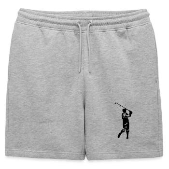 Golf - Short de survêtement homme premium - gris chiné - Devant - AI Model Male 178 light (178cm)