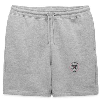 My Design - Short de survêtement homme premium - gris chiné - Devant - AI Model Male 178 light (178cm)
