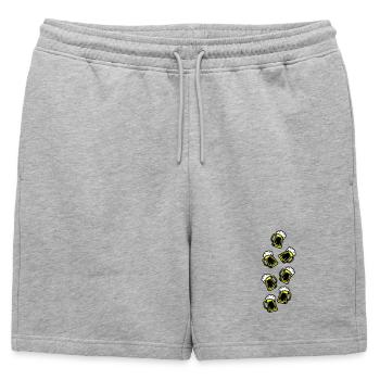 Toast à la bière Boire - Short de survêtement homme premium - gris chiné - Devant - AI Model Male 178 light (178cm)