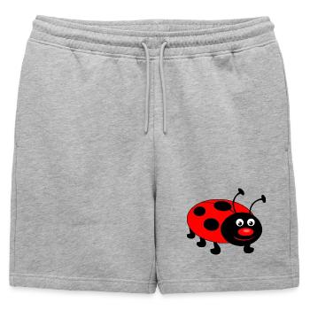 coccinelle - Short de survêtement homme premium - gris chiné - Devant - AI Model Male 178 light (178cm)